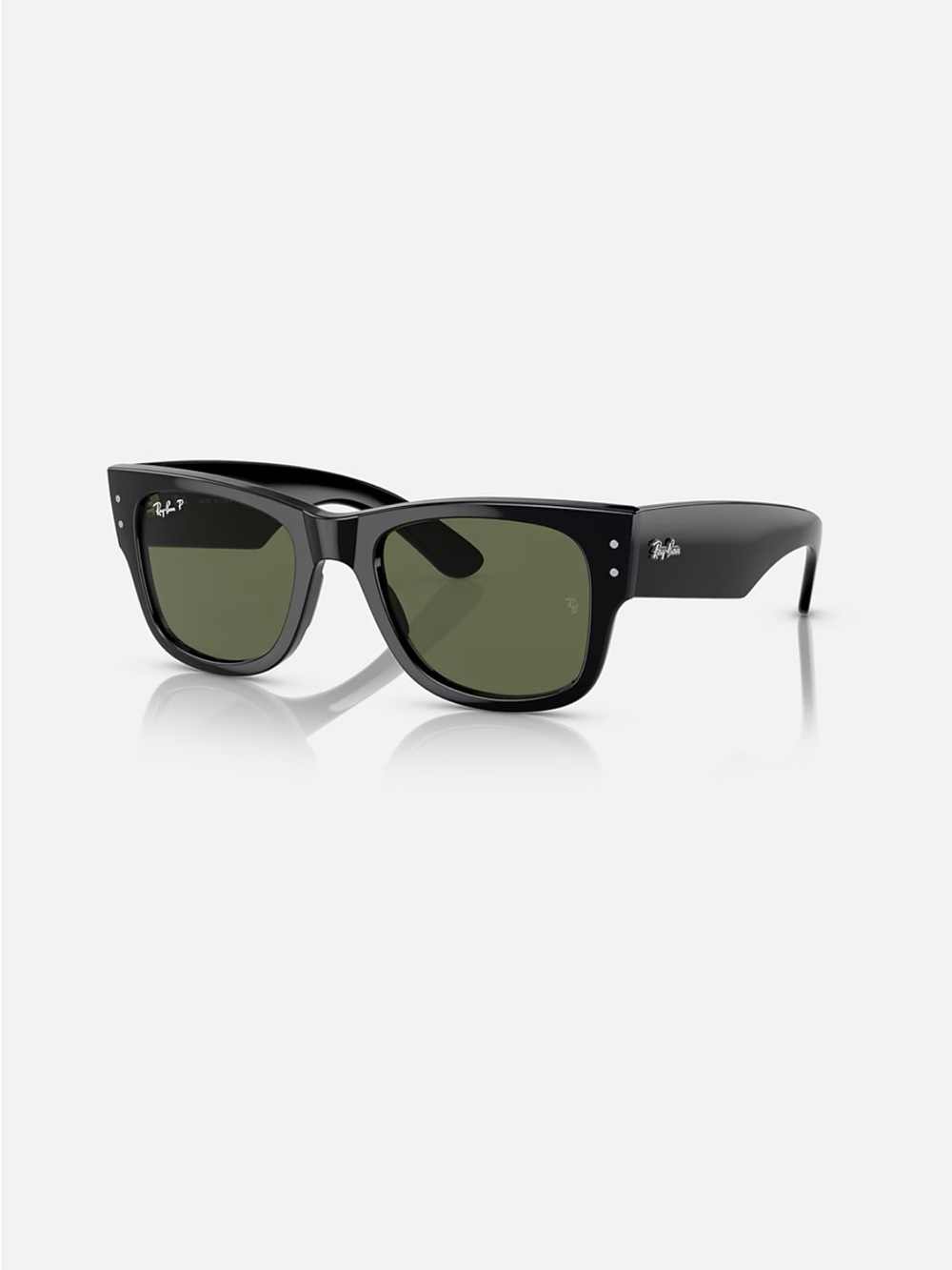 Ray-Ban Black Mega Wayfarer Polarized Sunglasses